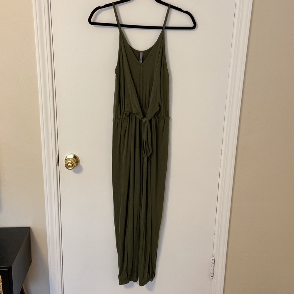 Olive Green Jump Suit